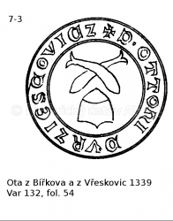 Ota z B��kova a z V�eskovic 1339