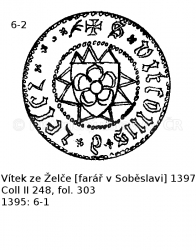 V�tek ze �el�e, far�� v Sob�slavi 1397