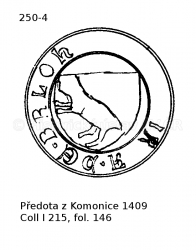 P�edota z Komonice 1409