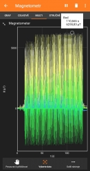 1. Uk�zka m��en� mag. pole app PHYPHOX
